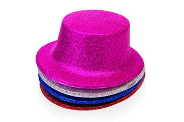 Party hats isolated on the white background