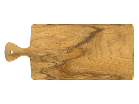 Schneidbrett aus Holz. K&uuml;chenutensil - 3D