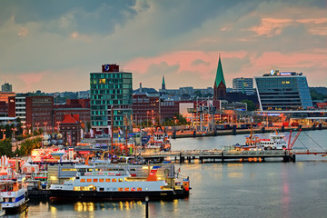 Kieler Förde am Abend