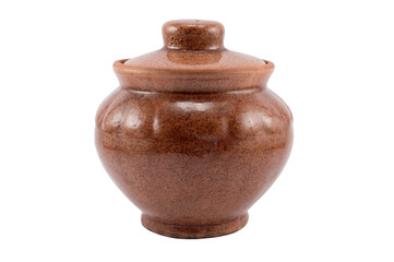 Clay pot with a cover