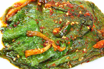 Spicy Korean Perilla Leaf Kimchi