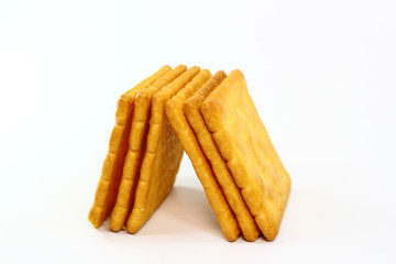 standing cheese cracker
