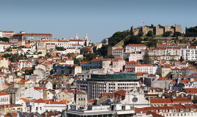 Fototapeta na wymiar Piękny widok z Lizbony
