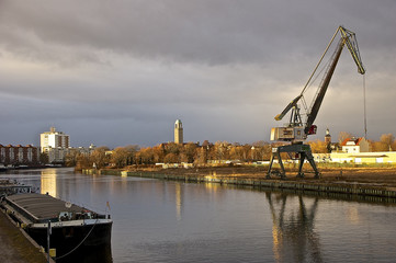Havelblick mit Rathaus Spandau