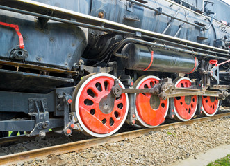 Fototapeta na wymiar steam engine