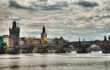 Naklejka premium Charles bridge in Prague