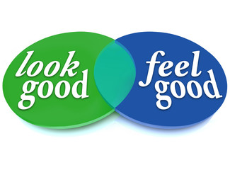 Look and Feel Good Venn Diagram Balance Appearance vs Health