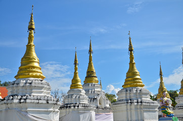 Fototapeta premium pagoda in temple,Chiang mai THAILAND