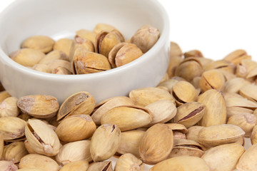 pistachios in small bowl