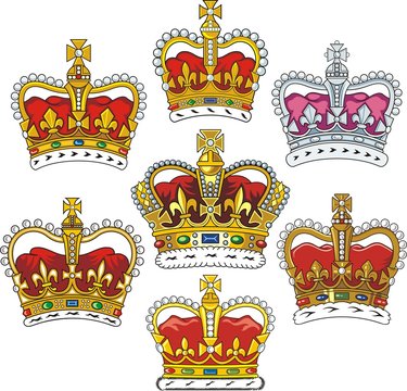 British heraldic crowns