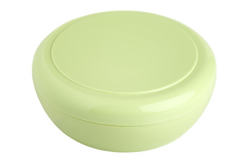 Green cream container