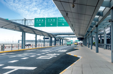 Shanghai Pudong Airport road