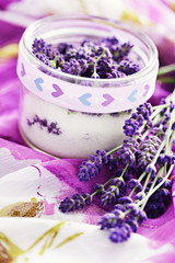 Obraz na płótnie Canvas lavender sugar