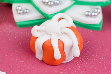 Christmas cake decoration