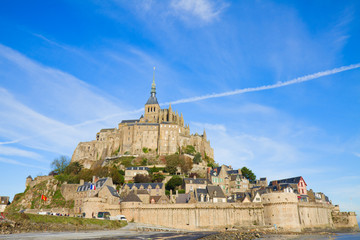 mount of Mont Saint Michel, France