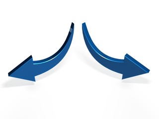 Pfeile Rechts Links 3D