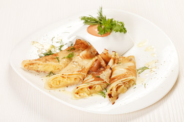 pancakes with cheese