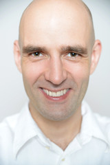 Obraz premium Lachender Mann