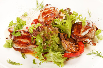 meat with vegetables
