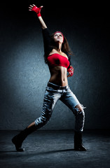 Young woman dancer