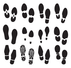 the collection of a imprint soles shoes