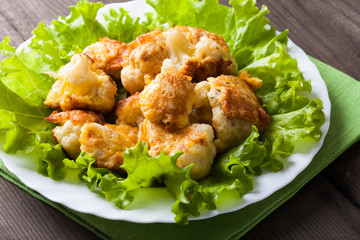 Fried cauliflower