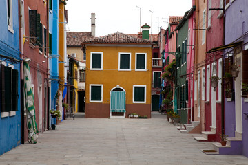 Fototapeta na wymiar ベネチアのブラーノ島