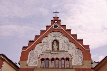 Fototapeta na wymiar Kościół sióstr Najświętszych Serc Jezusa w Krakowie