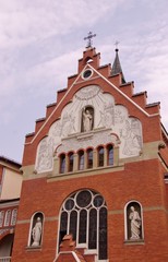 Fototapeta na wymiar Kościół sióstr Najświętszych Serc Jezusa w Krakowie