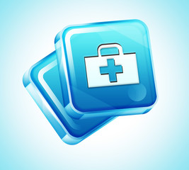 Obraz premium Transparent to the 3d icon