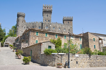 Castle of Torre Alfina. Lazio. Italy.
