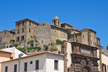 Panoramic view of Bolsena. Lazio. Italy.