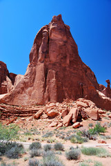 Fototapeta premium Piton Rocheux, Arches National Park, USA