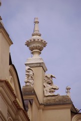 A detail of the cloth hall in Wroclaw in Poland