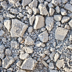Pieces of broken ground  Textured background 