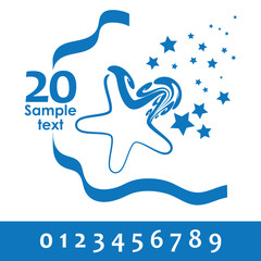 Greetings card, congratulatory template