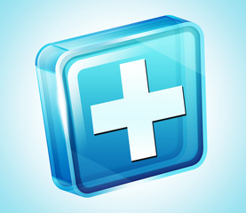 Fototapeta premium Transparent to the 3d icon