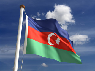 Azerbaijan Flag
