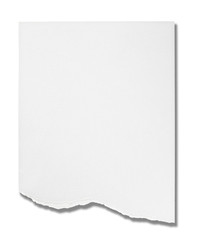 white paper ripped message background