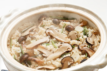 松茸御飯