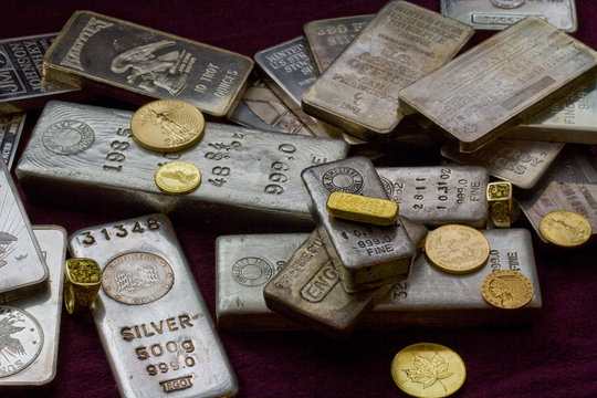 Gold and Silver Bullion - Bars, Ingots, Coins and Gold Rings