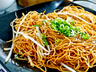 Hong Kong food, fried noodle