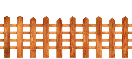 Wooden fence