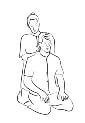 Shiatsou massage