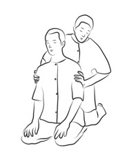 Shiatsou massage