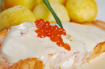 Salmon  with potato