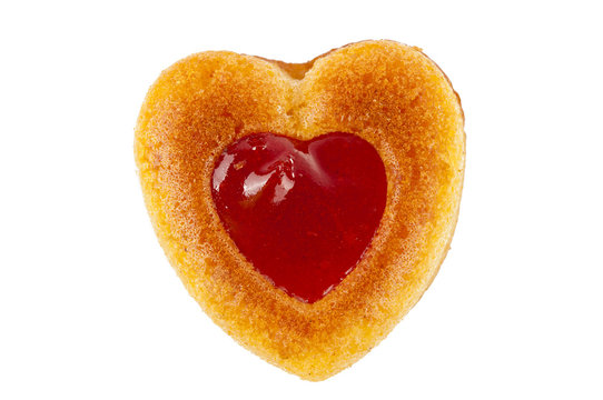 Muffins heart isolated