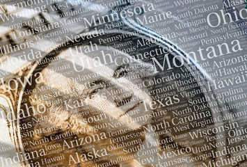 US states money pattern