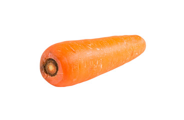 carrots isolated on white background,with clipping path