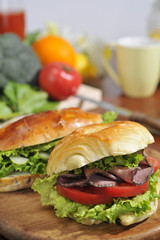 ローストビーフのサンドイッチ